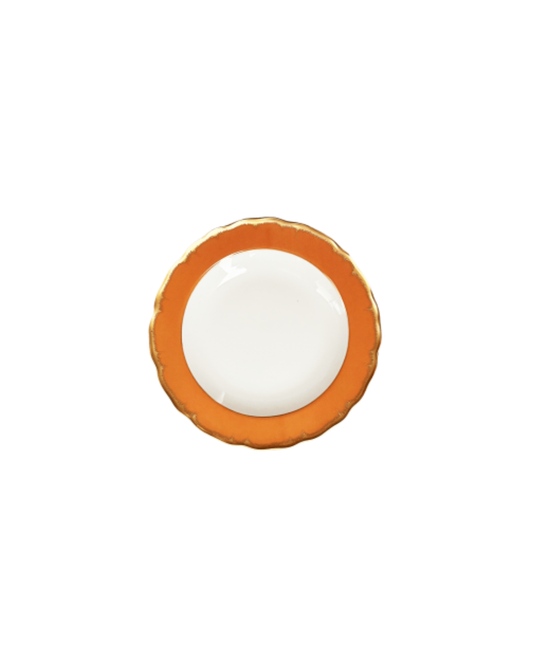 Mottahedeh Chelsea Feather Amber Dinner Plate
