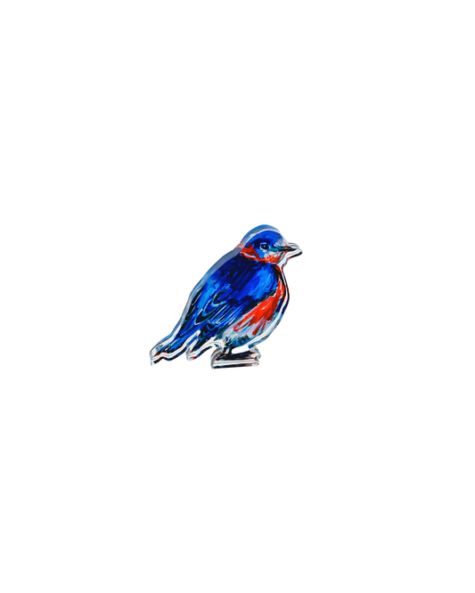 Lauren Dunn Happy Bluebird Acrylic