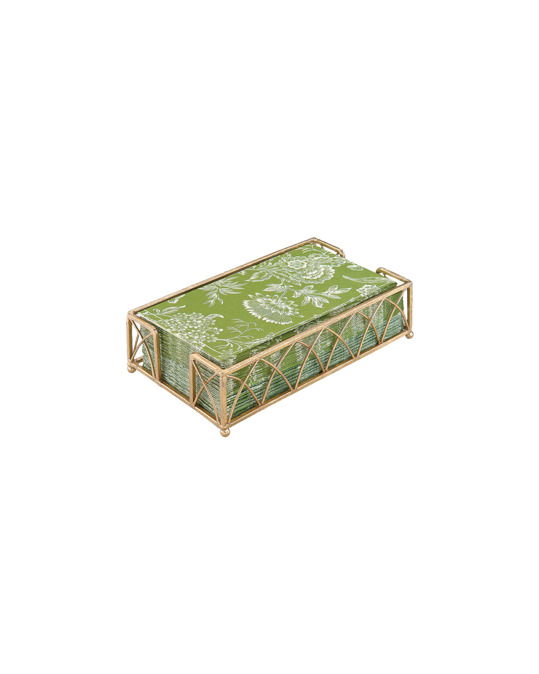 Gold Arch Leaf Guest Towel Holder