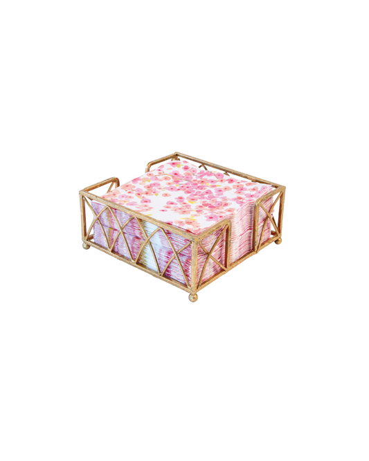 Gold Leaf Arch Cocktail Napkin Holder