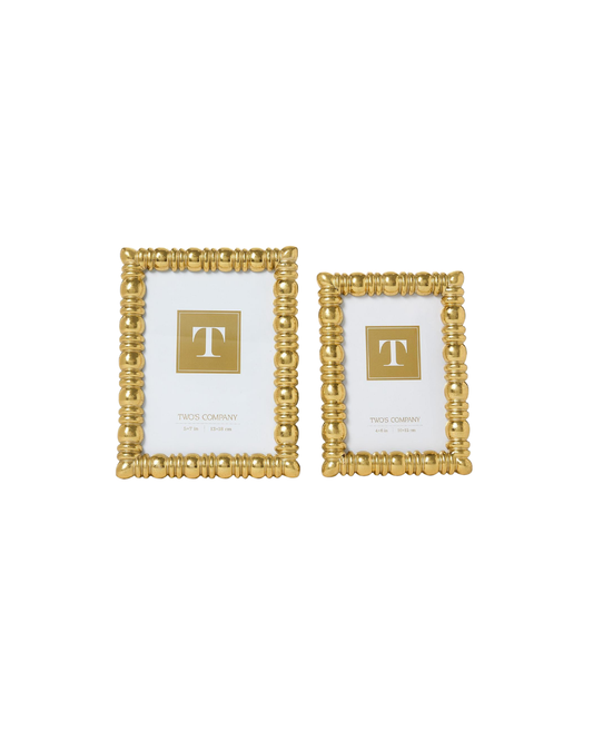 Gold Spindle Picture Frame