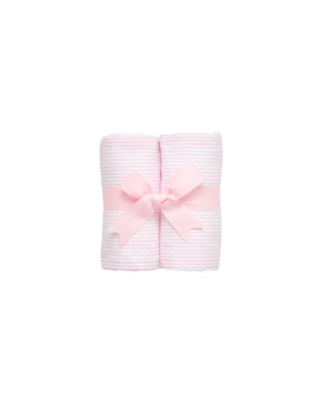 3Marthas-Seersucker Stripe Set of Two Burps