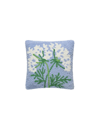 Queen Anne's Lace Hook Pillow