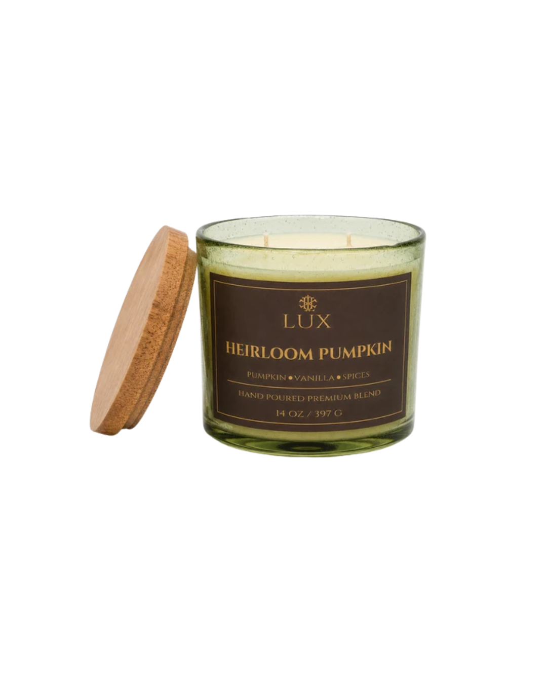 Lux Fragrances Heirloom Pumpkin 14 oz. Candle