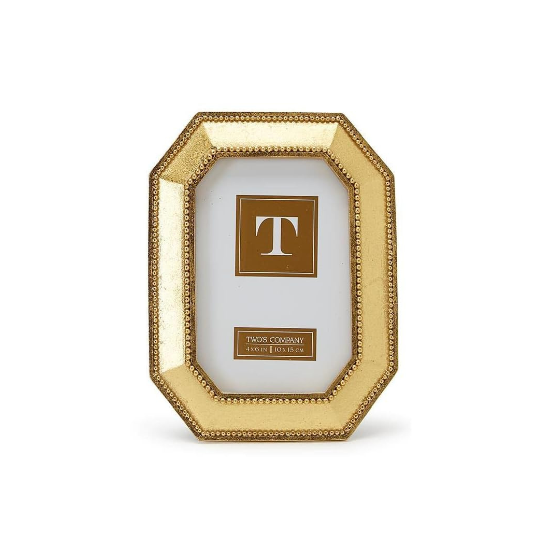 Beads of gold Picture Frame