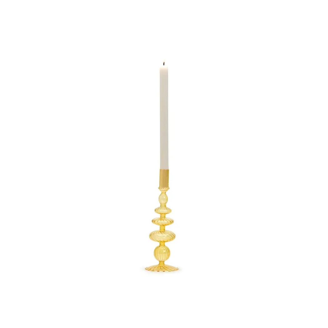 Glass Candle Holder