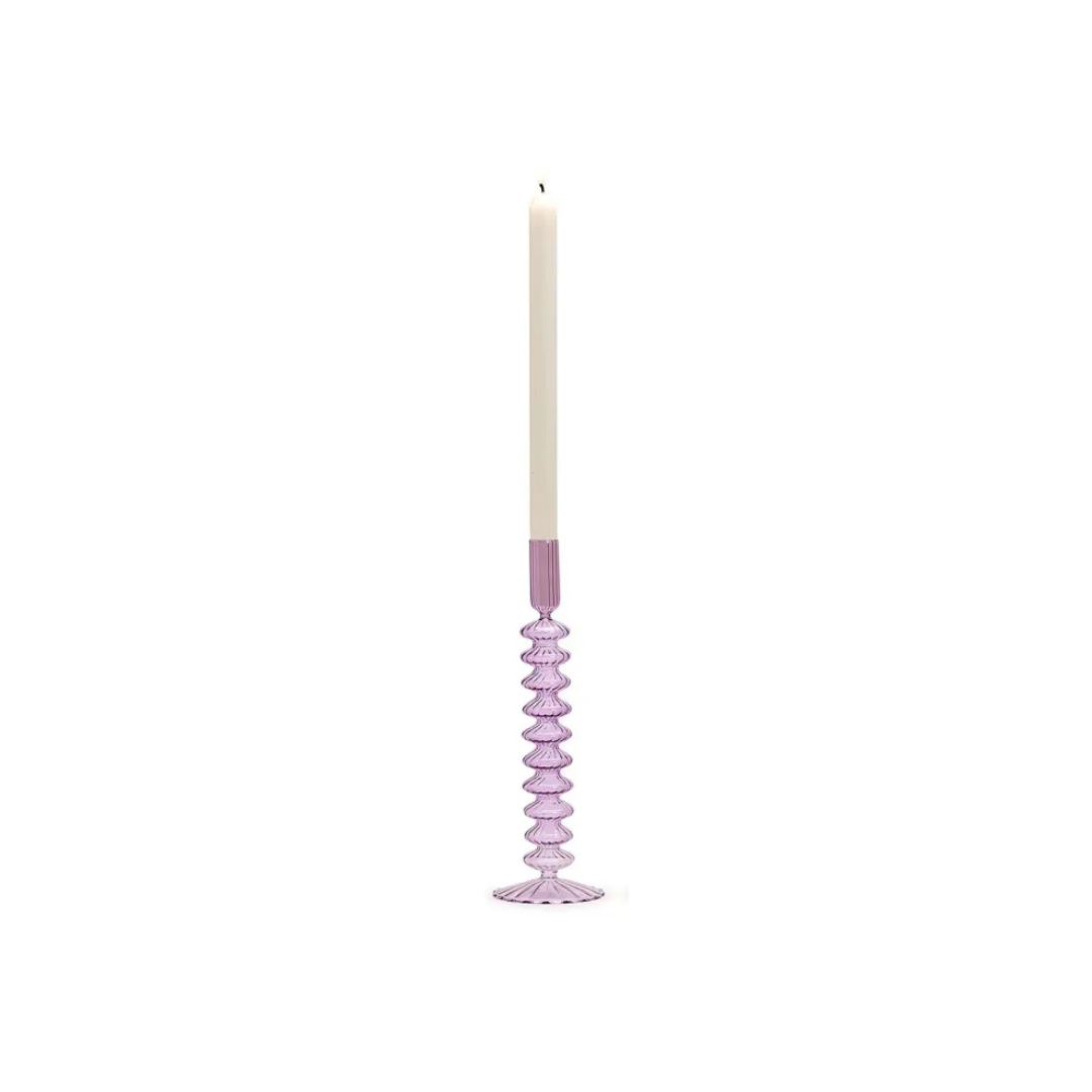 Glass Candle Holder