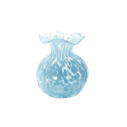Ruffled Edge Spotted Vase