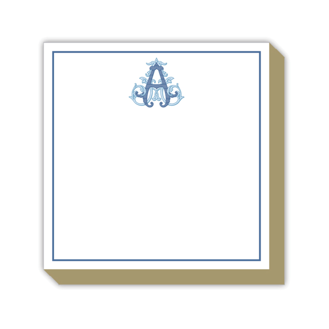 Preppy Couture Monogram Luxe Notepad