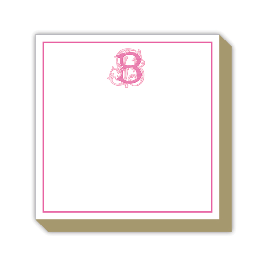 Preppy Couture Monogram Luxe Notepad