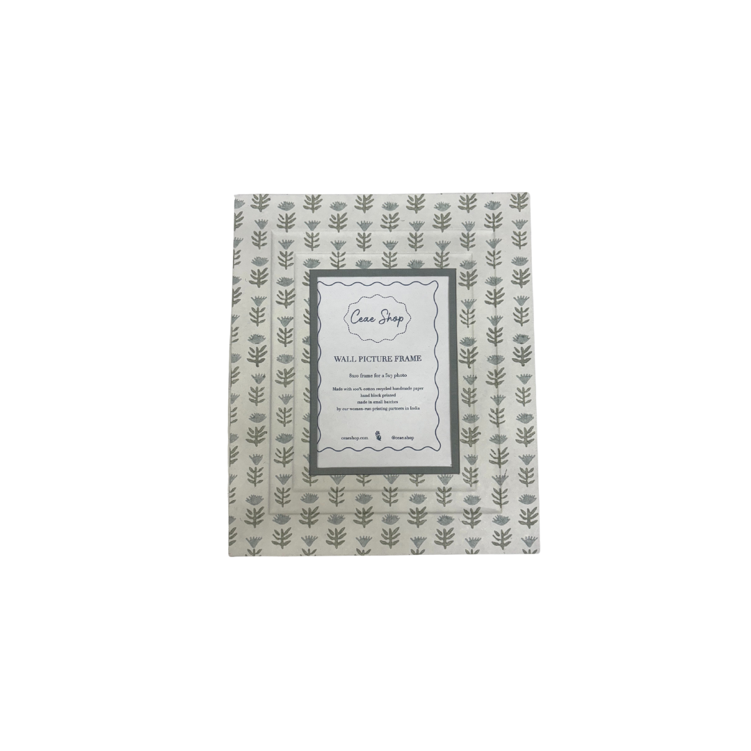 Block Printed Picture Frames
