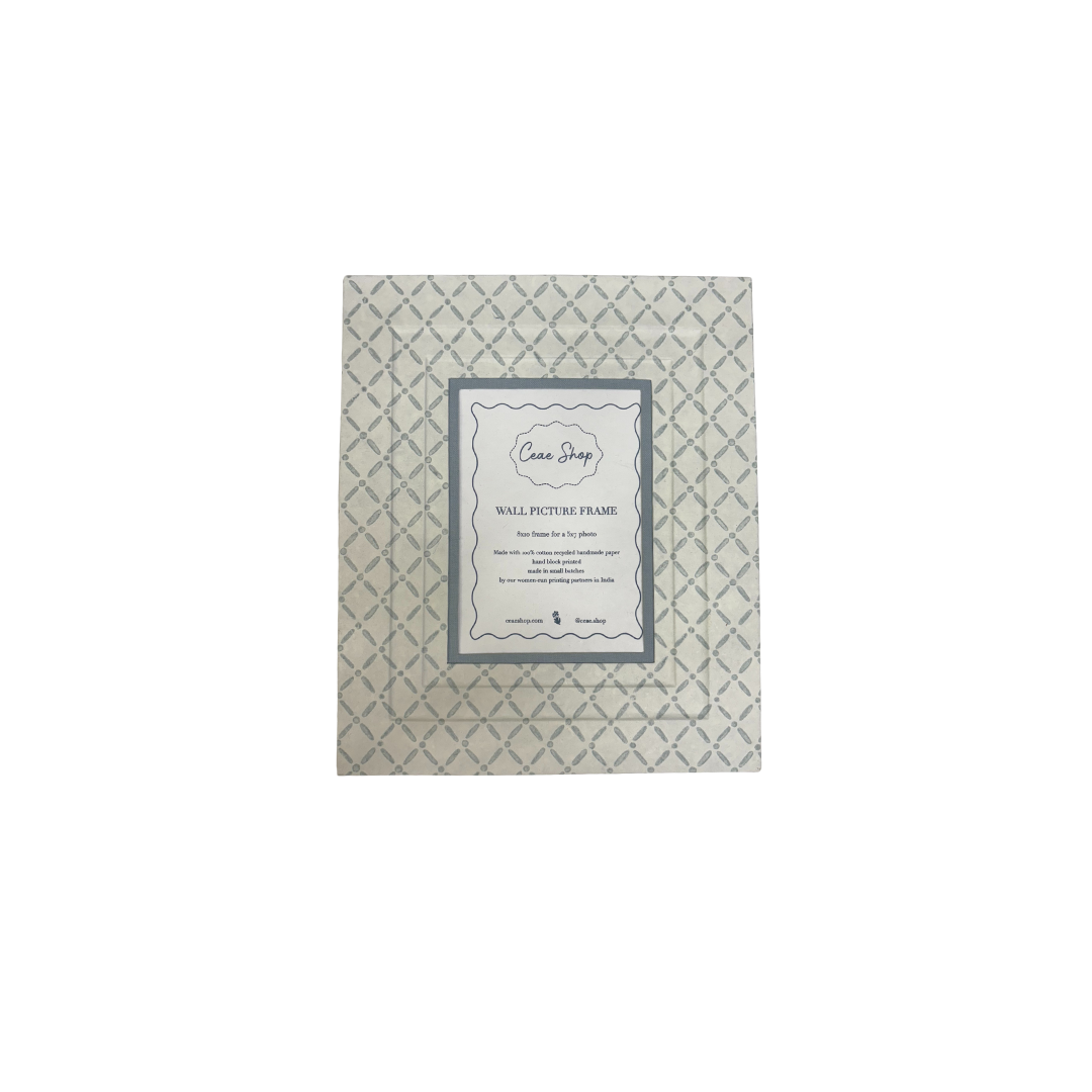Block Printed Picture Frames