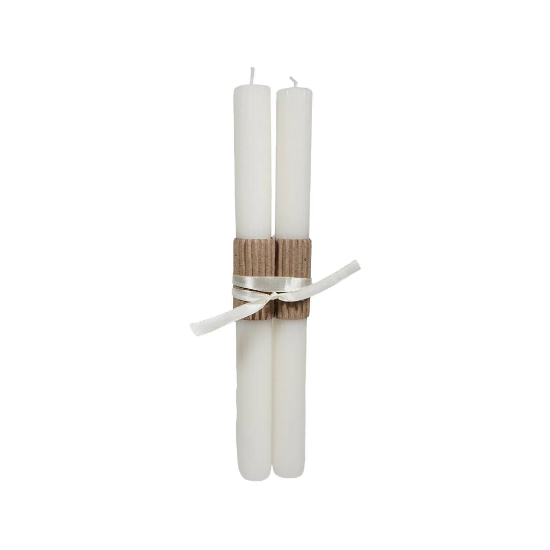 Red, White, and Blue Taper Candles - Set of 2