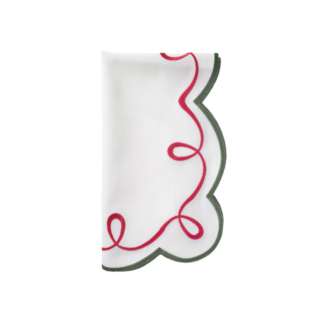 Ribbon Twirl Napkin | Set of 4