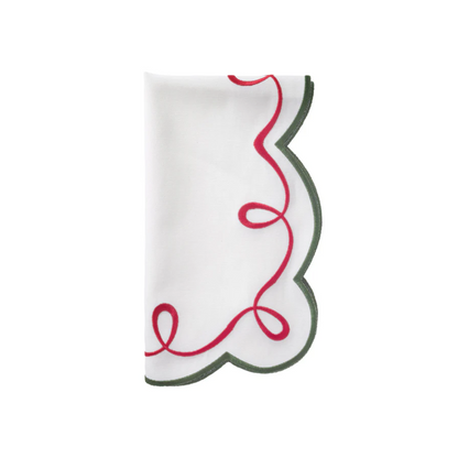 Ribbon Twirl Napkin | Set of 4