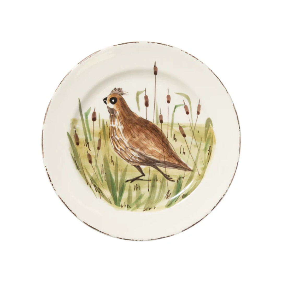 Vietri Wildlife Dinner Plate