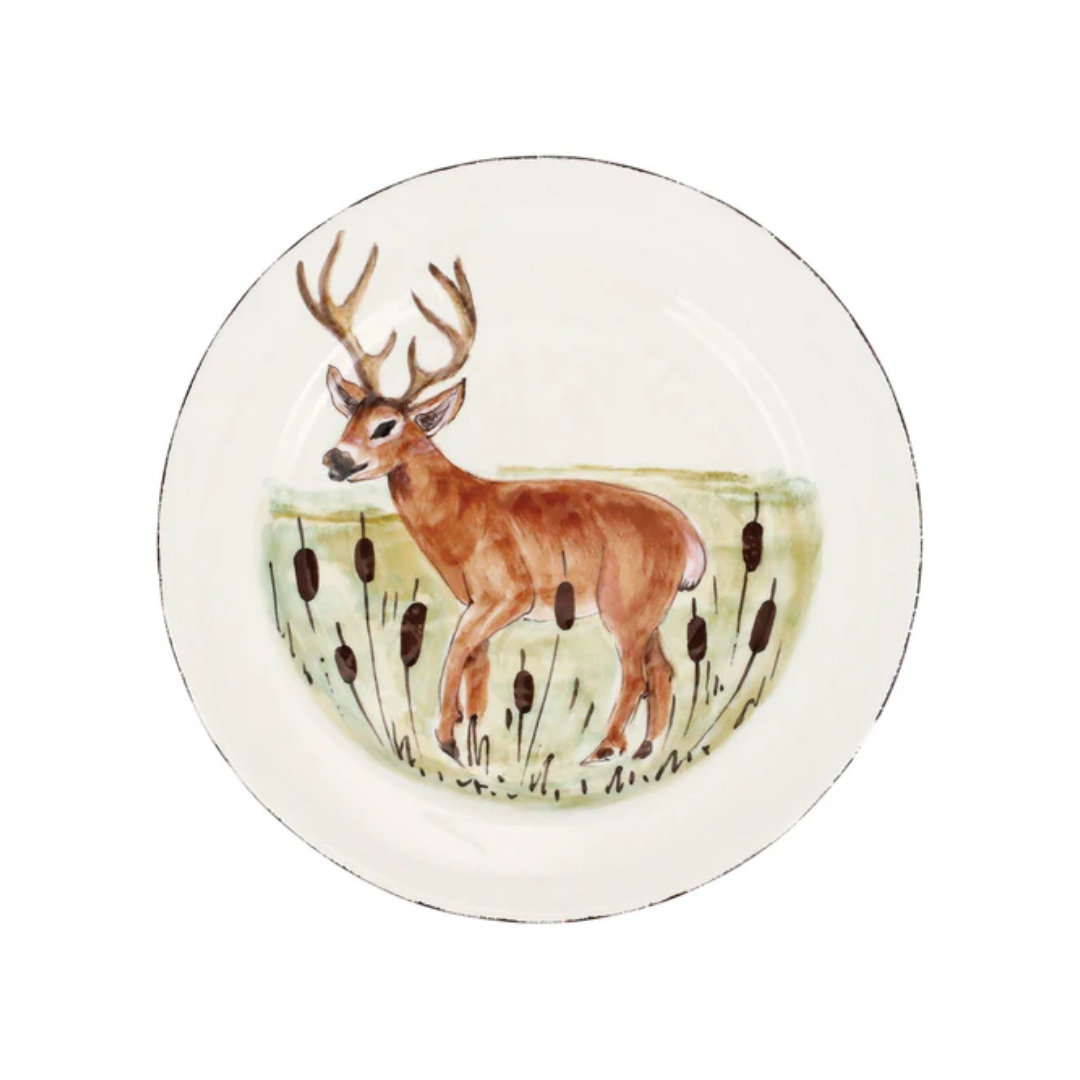 Vietri Wildlife Dinner Plate