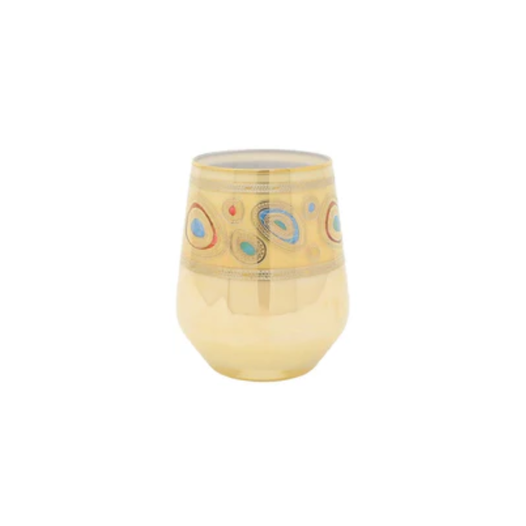 Vietri Regalia Stemless Wine Glasses