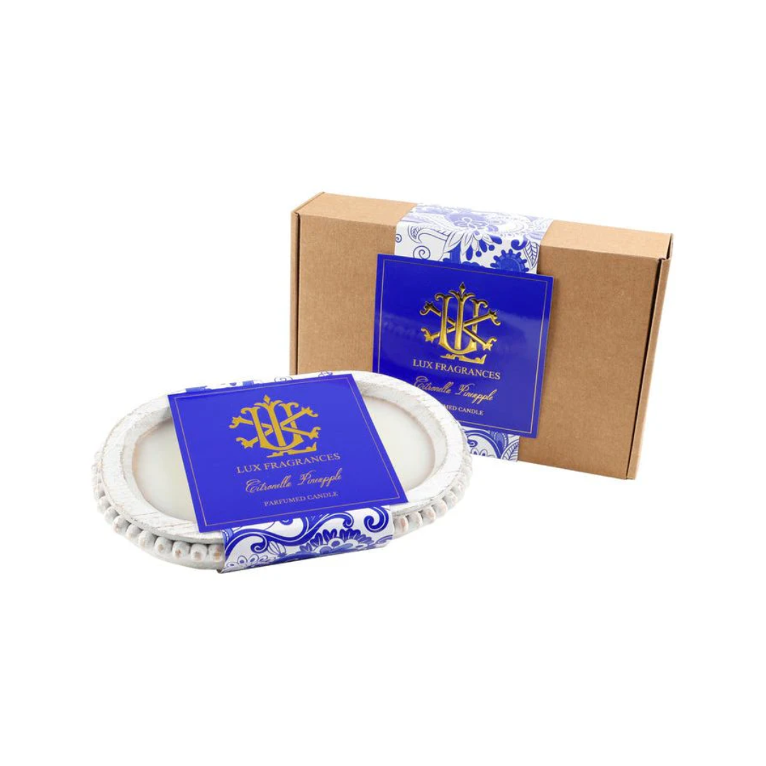 Lux Fragrances 3 Wick Dough Bowl