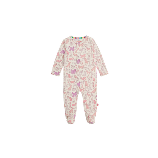 Magnetic Me- Pink It's A Paw-Ty Footie