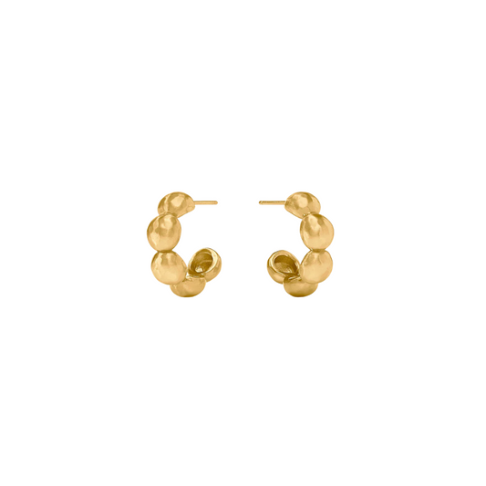 Julie Vos Solara Nova Hoop- Gold
