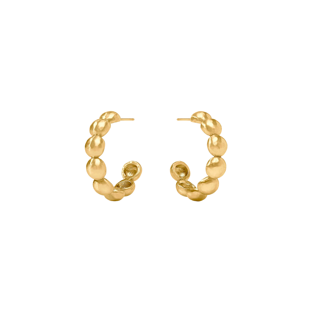 Julie Vos Solara Nova Hoop- Gold