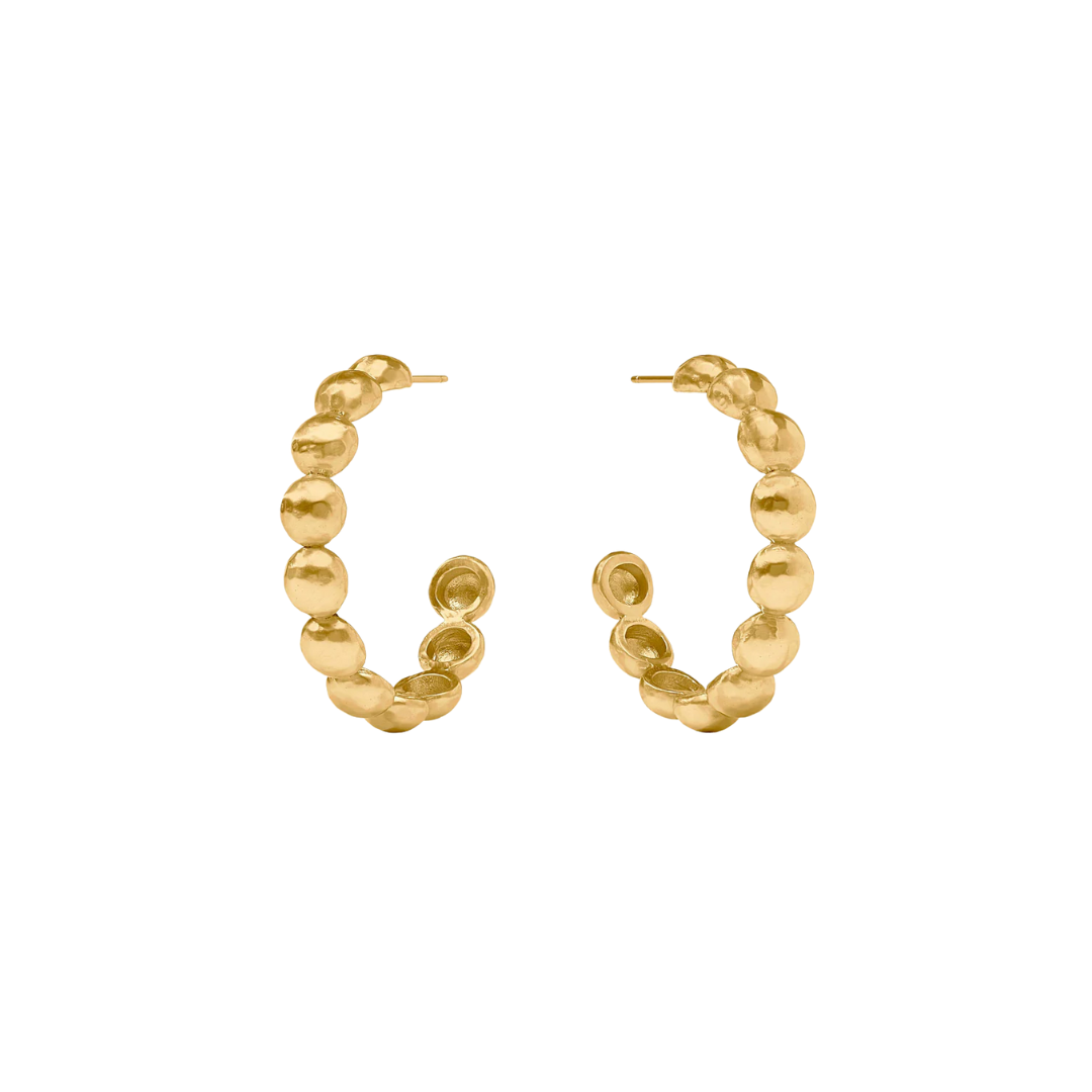 Julie Vos Solara Nova Hoop- Gold