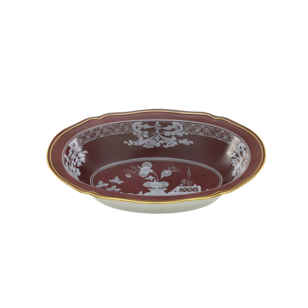 Ginori 1735 Antico Doccia Deep Oval Tray