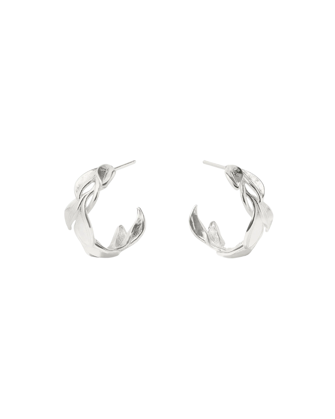 Julie Vos Willow Hoop - Silver