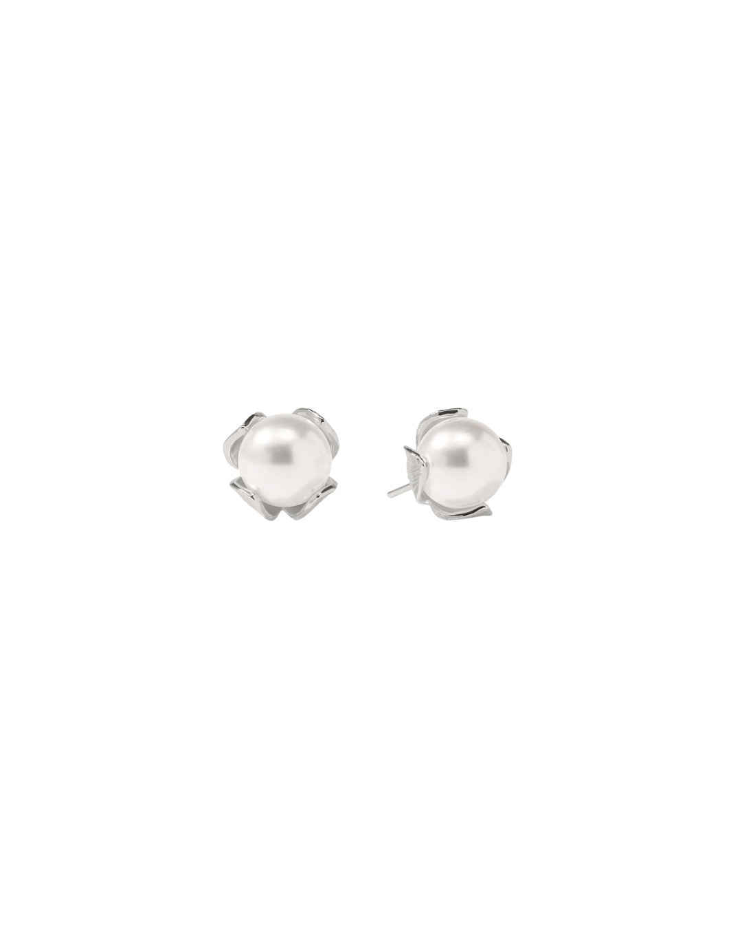 Julie Vos Penelope Pearl Stud - Silver