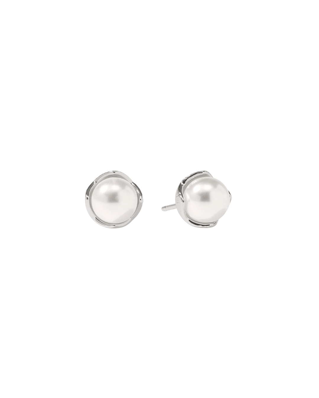 Julie Vos Penelope Pearl Stud - Silver