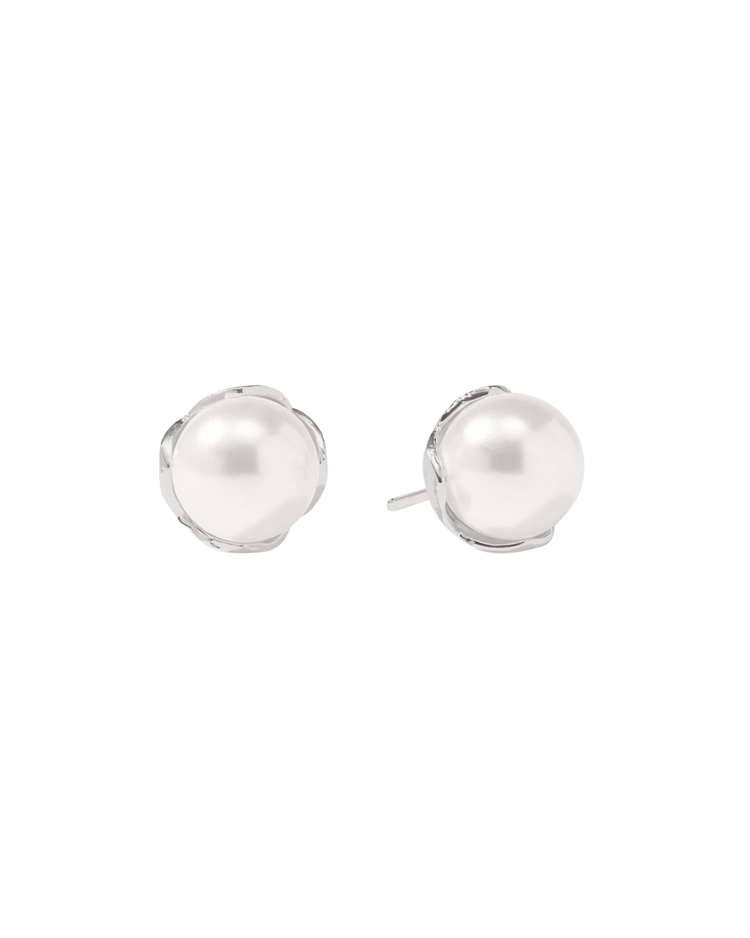 Julie Vos Penelope Pearl Stud - Silver