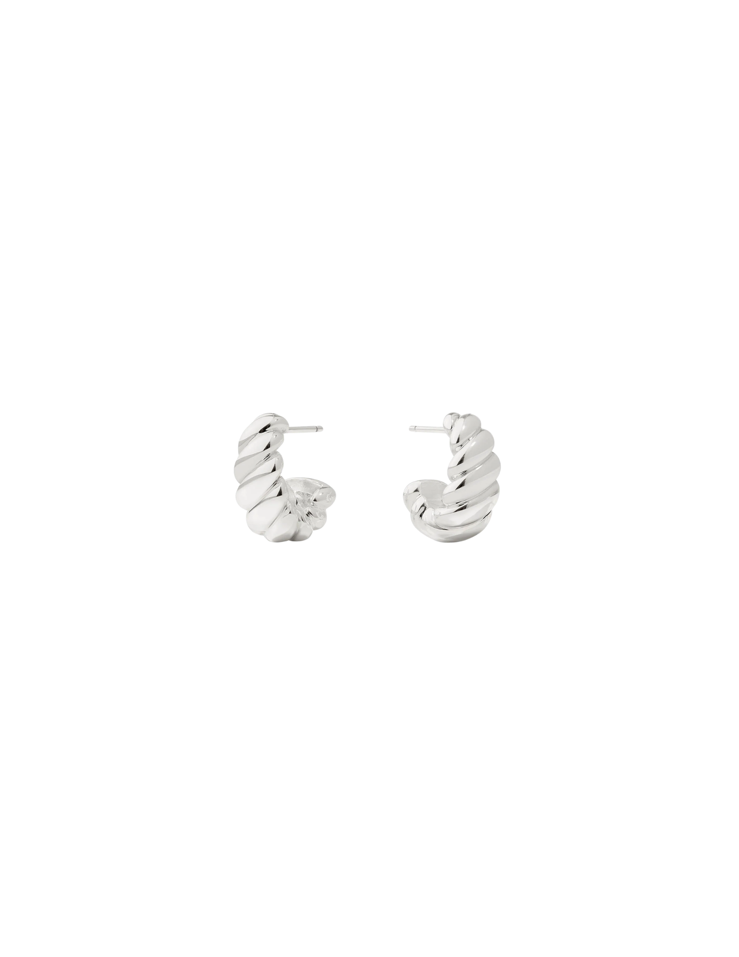 Julie Vos Ravello Statement Hoop - Silver