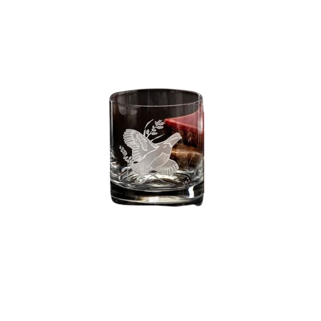 Old Fashion Glasses - Upland Game Birds