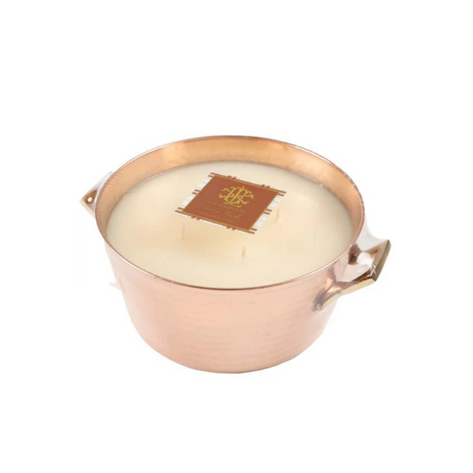 Lux Fragrances Heirloom Pumpkin 4 Wick Copper Candle