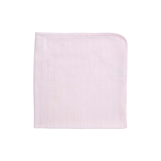 Love Lines Pointelle Blanket - Pink