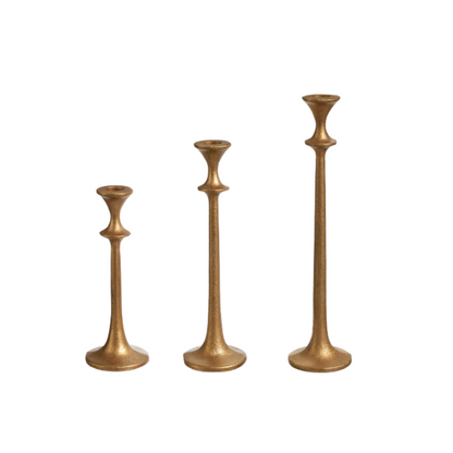 Gold Taper Candle Holders