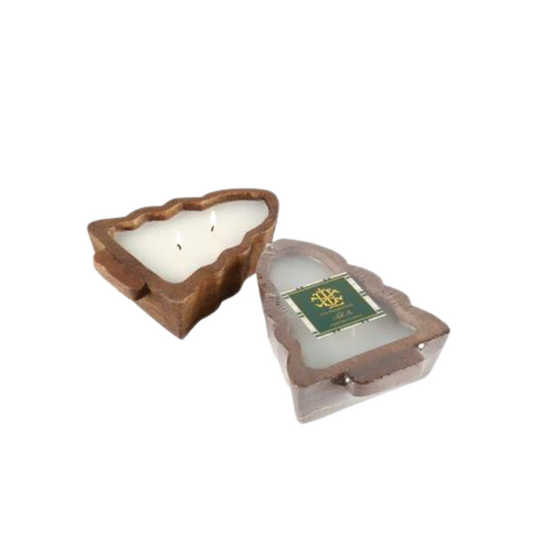 Lux Fragrances Noble Fir Small Tree Bowl Candle