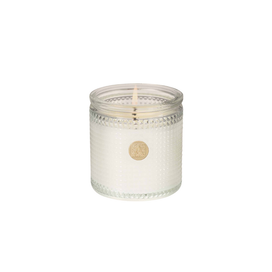 Aromatique Bourbon and Bergamot Texured Glass Candle