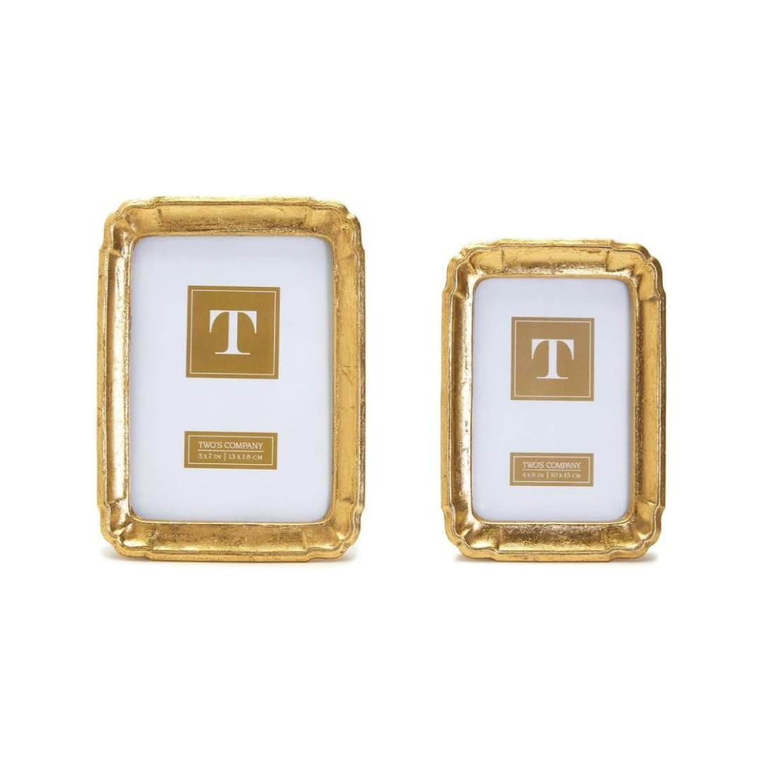 Gold Leaf Photo Frames