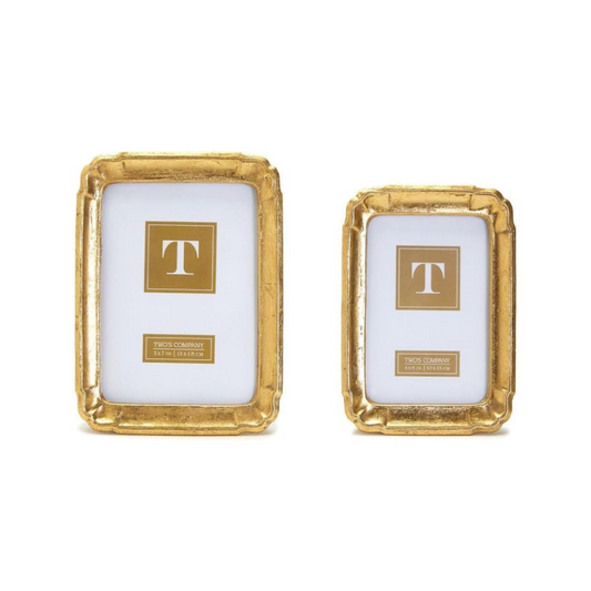 Gold Leaf Photo Frames