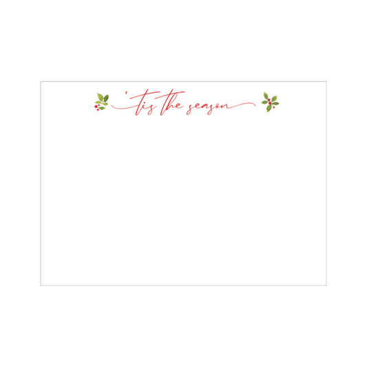 Caspari Tis the Season Correspondence Cards