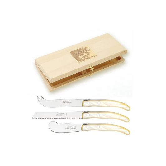 Berlingot 3 Piece Natural Handle Breakfast Set
