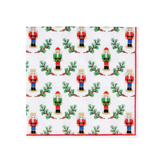 Caspari Little Nutcracker Cocktail Napkins