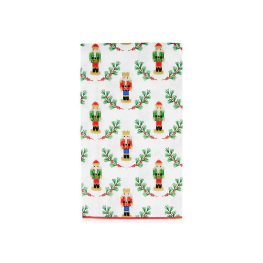 Caspari Little Nutcracker Guest Towel Napkins