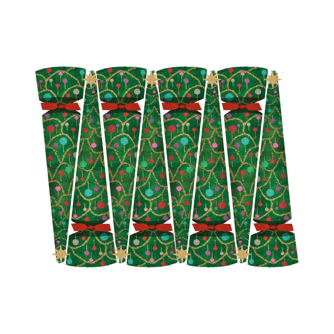 Caspari Merry And Bright Christmas Cone Crackers