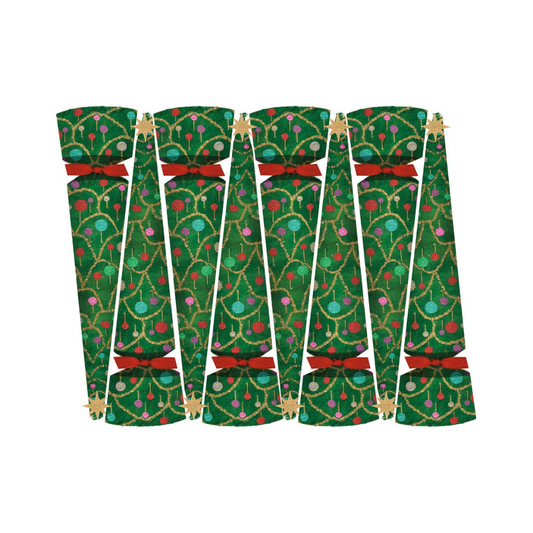Caspari Merry And Bright Christmas Cone Crackers