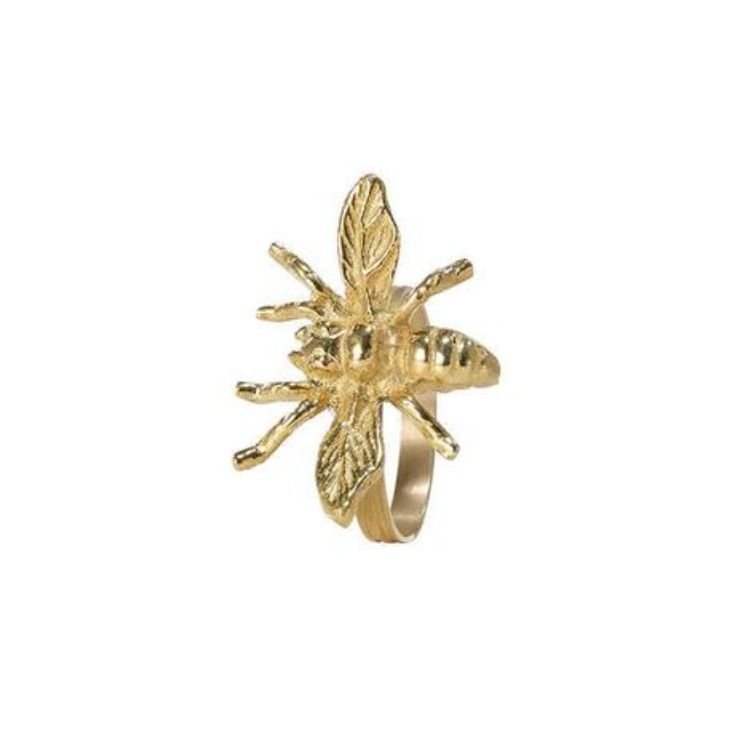 Bee Gold Napkin Ring