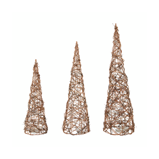 Light-Up Cone Trees