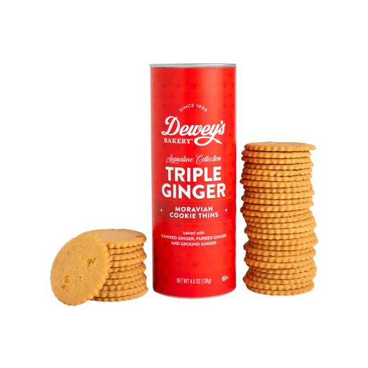Dewey's Triple Ginger Moravian Cookie Thins
